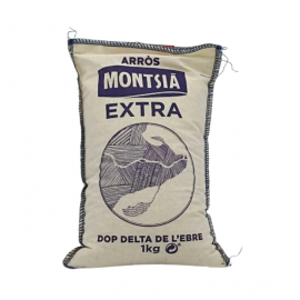 Arroz Extra Montsià Saco de Tela 1 kg